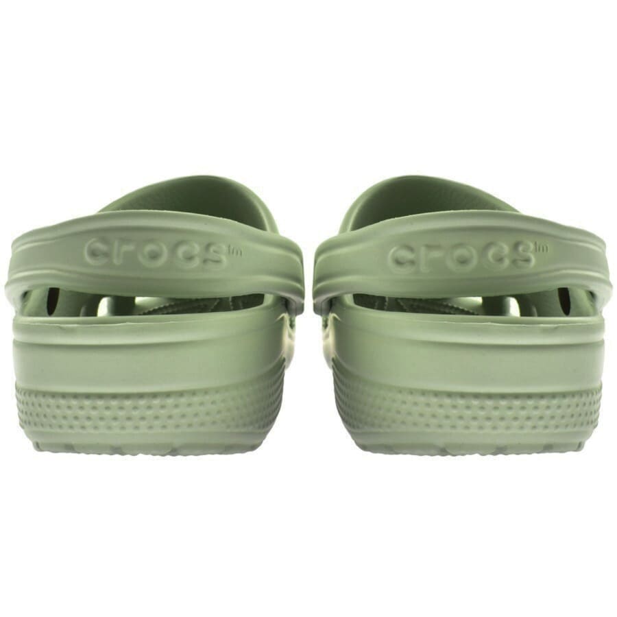 Green and white crocs store